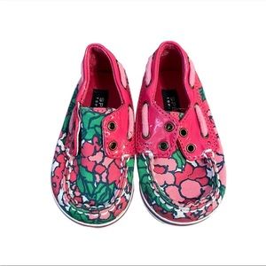 Infant floral Sperrys